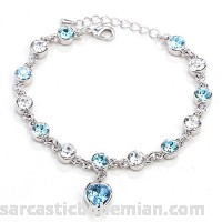 Great Gift Choice Extravagance Elegant Creative Twelve Constellation Crystal BraceletsAquamarine+Silver B07H48DZX3
